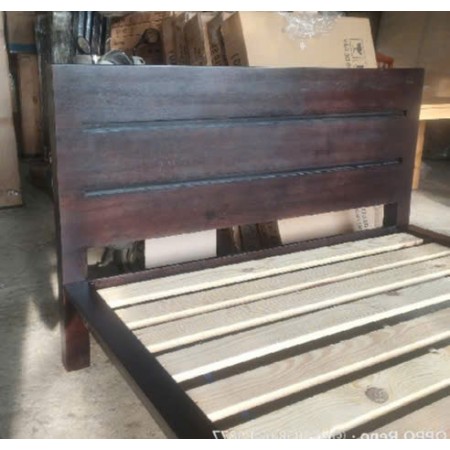 Oak 09 : Giường Ngủ Gỗ Sồi - Nệm 1m4 x 2m